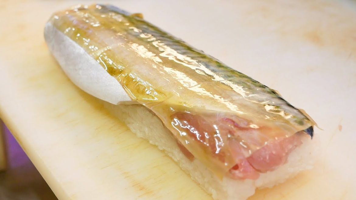 輝く絶品鯖寿司！特大サバや巨大ハモのさばき方から巻き寿司の作り方まで！[ASMR]
