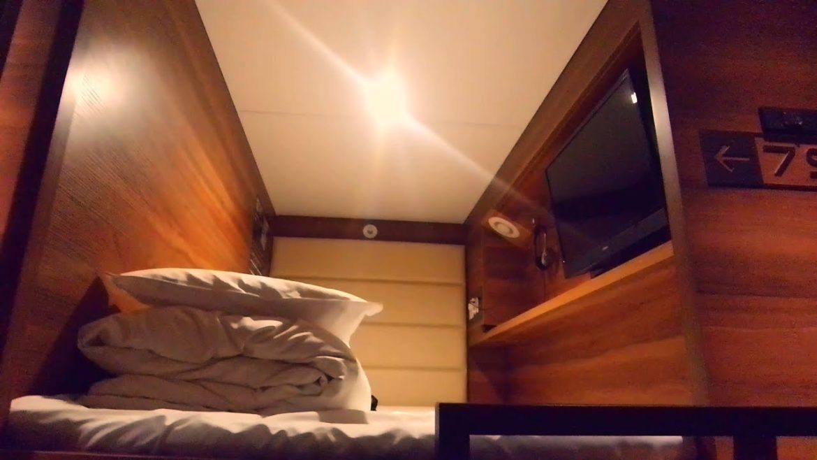 Stayed at a famous capsule hotel with a spa and sauna in Japan /DAITOYO /Osaka