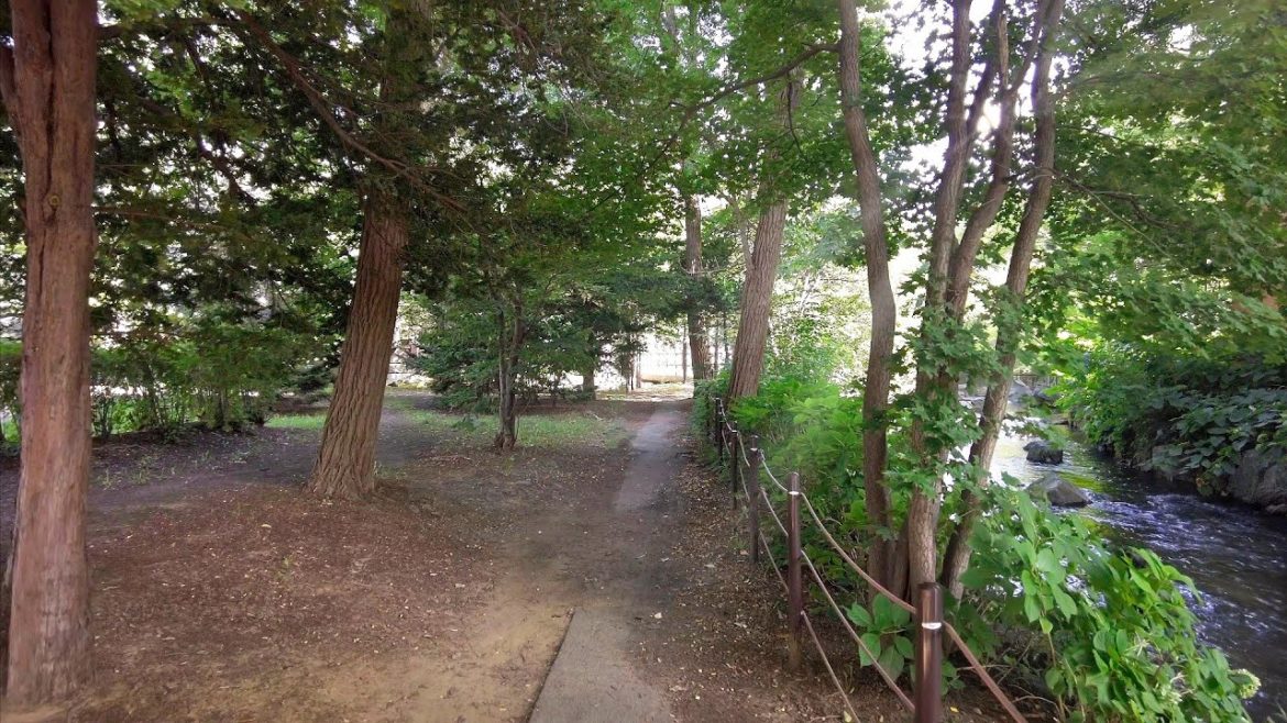 【4K】2022 日本 北海道 札幌 中央区 中島公園 鴨々川 散策【Binaural Audio】