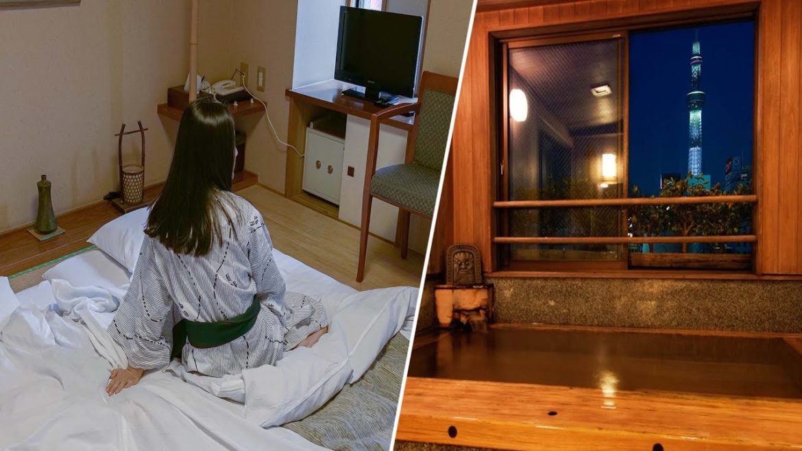 We Stayed At 80 Years Old Ryokan (Japanese Traditional Hotel 🏨) in Asakusa, Tokyo 🗼