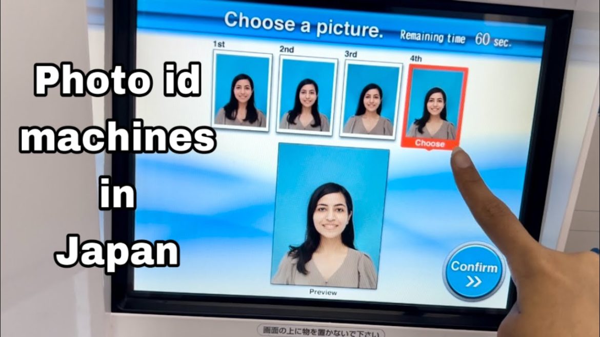 Automatic photo booth machines in Japan