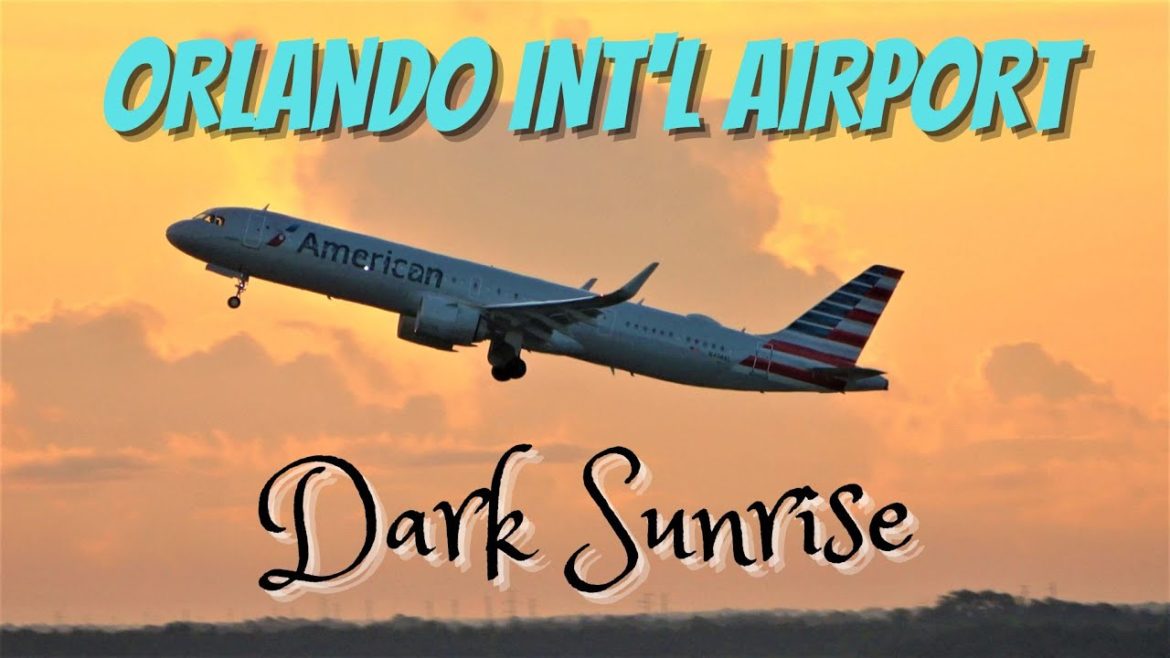 4K PLANE SPOTTING DARK SUNRISE ORLANDO INT'L AIRPORT MCO 8/25/22. 4K PLANE SPOTTING DARK SUNRISE ORLANDO INT'L AIRPORT MCO 8/25/22.