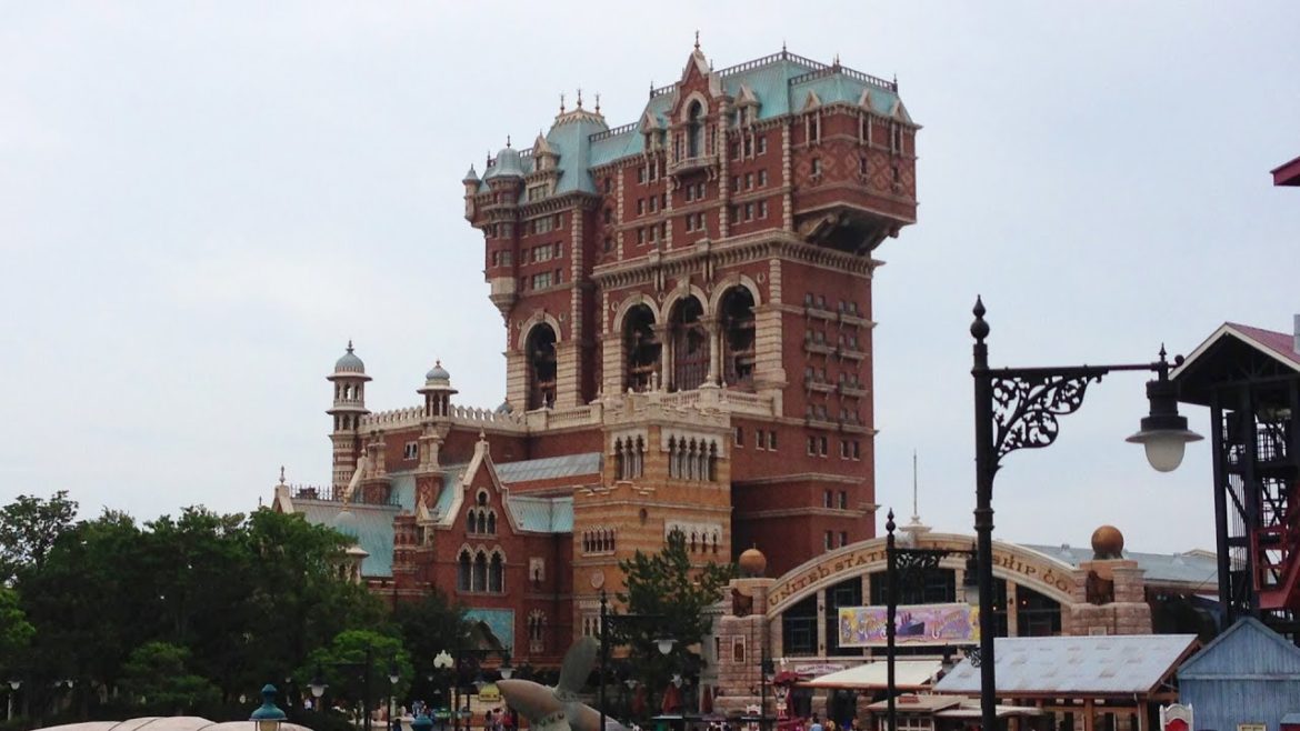 Tower of Terror POV Drop Ride Tokyo DisneySea Japan Disney Resort Shiriki Utundu 1080p HD