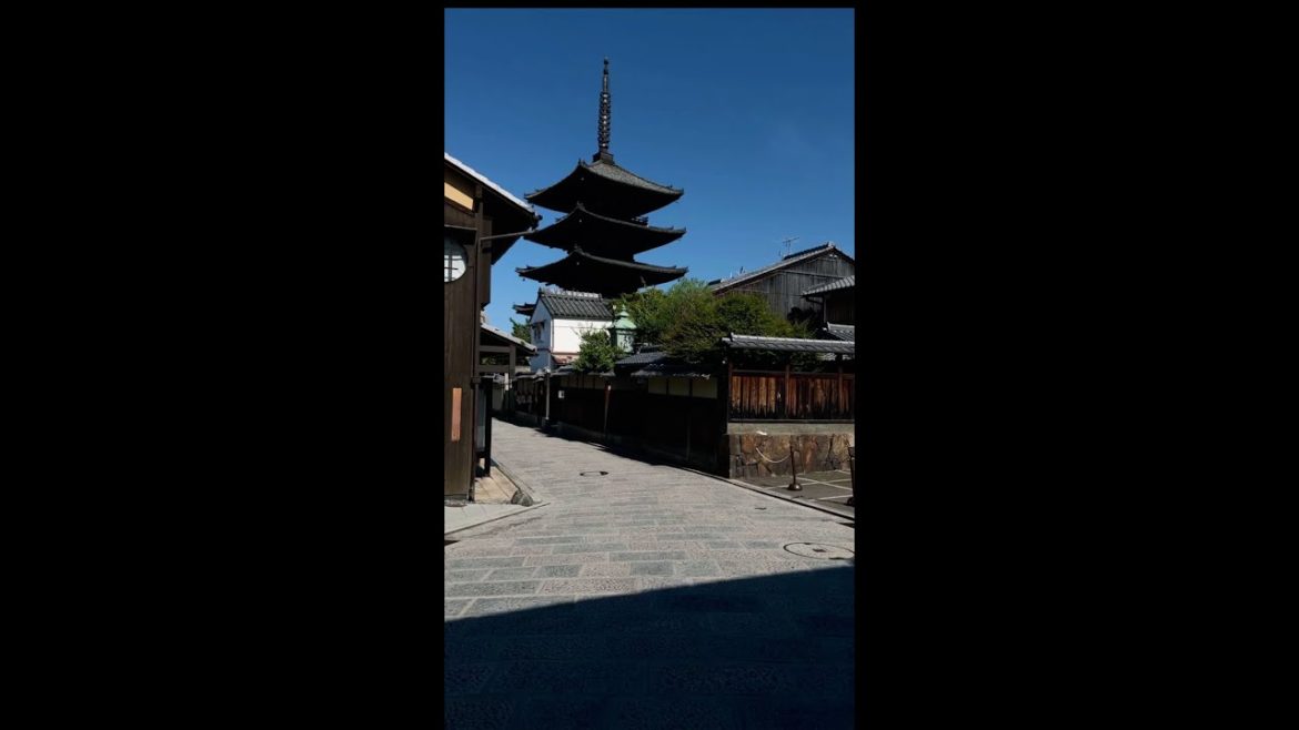 🇯🇵 Morning walk in Kyoto's historical neighborhood #shorts #japan