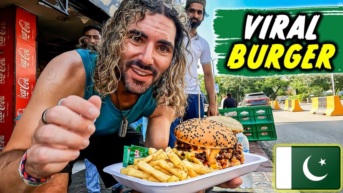 Eating Pakistan's Most VIRAL Burger! 🇵🇰