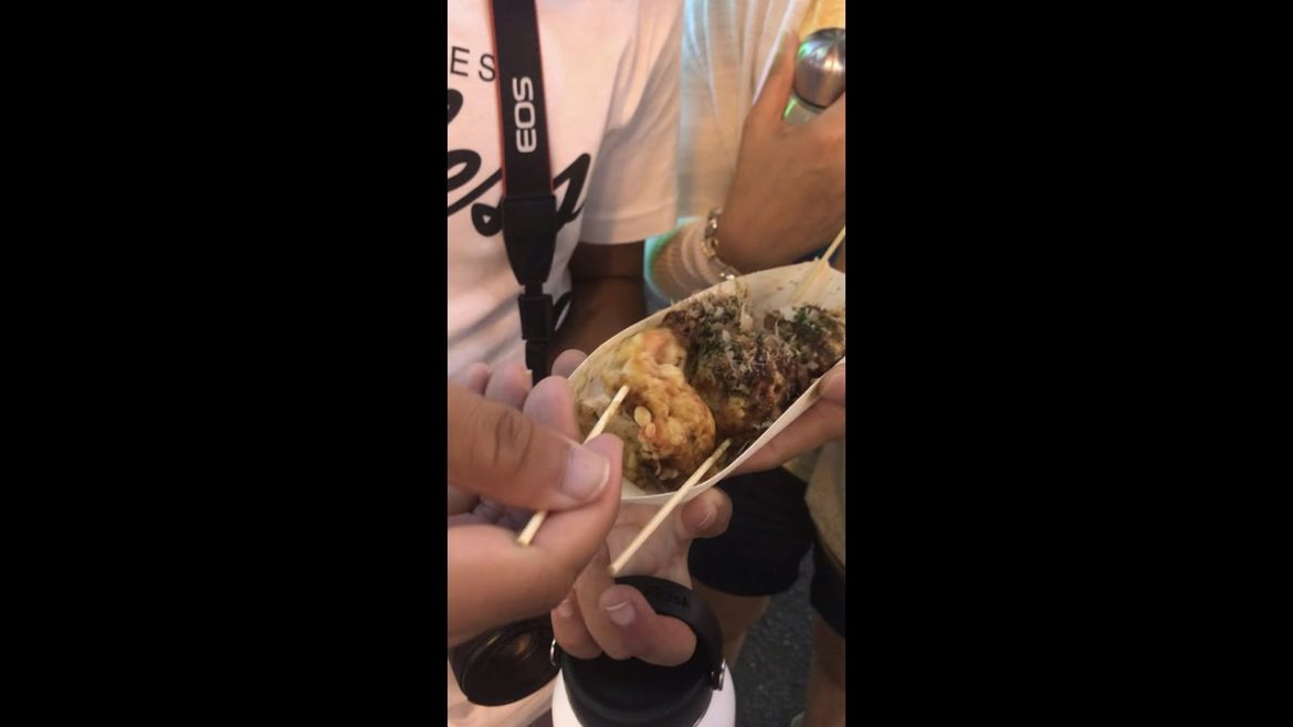 Trying New Foods in Osaka, Japan #tryingnewfood #osaka #japan