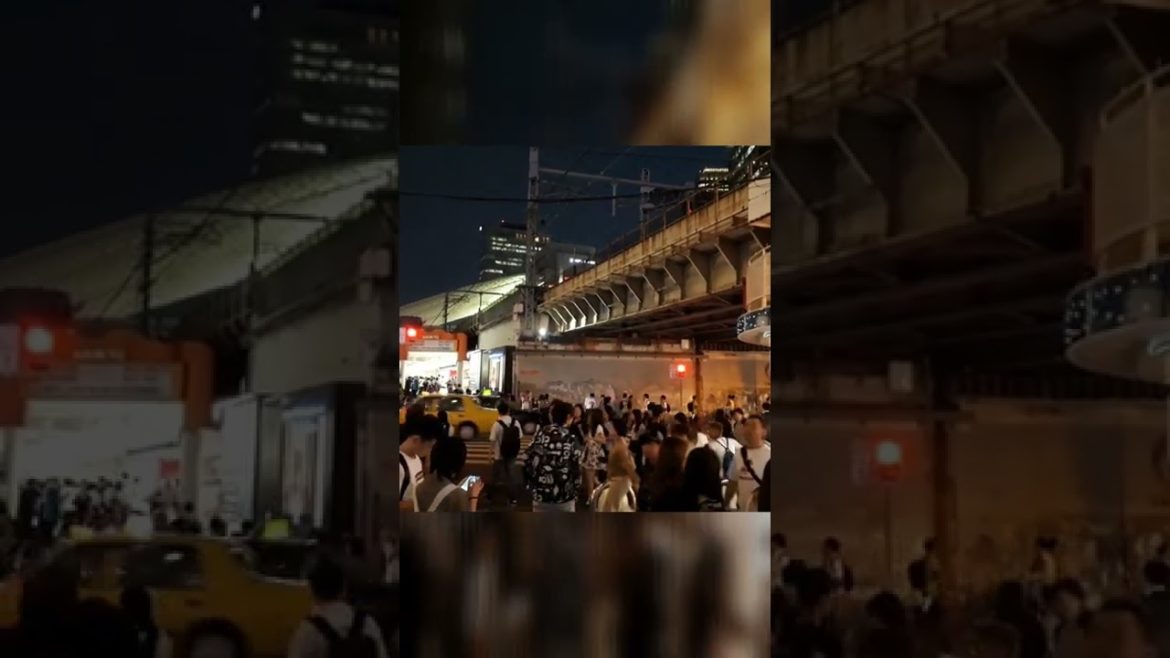 Sounds of Japan - Hot Summer Night in Osaka #shorts