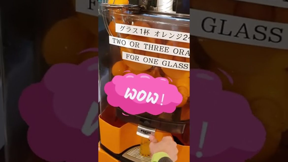 DIY orange squeezer! Drink All You Can. 😋 – Fukuoka #shorts DIY orange squeezer! Drink All You Can. 😋 - Fukuoka #shorts