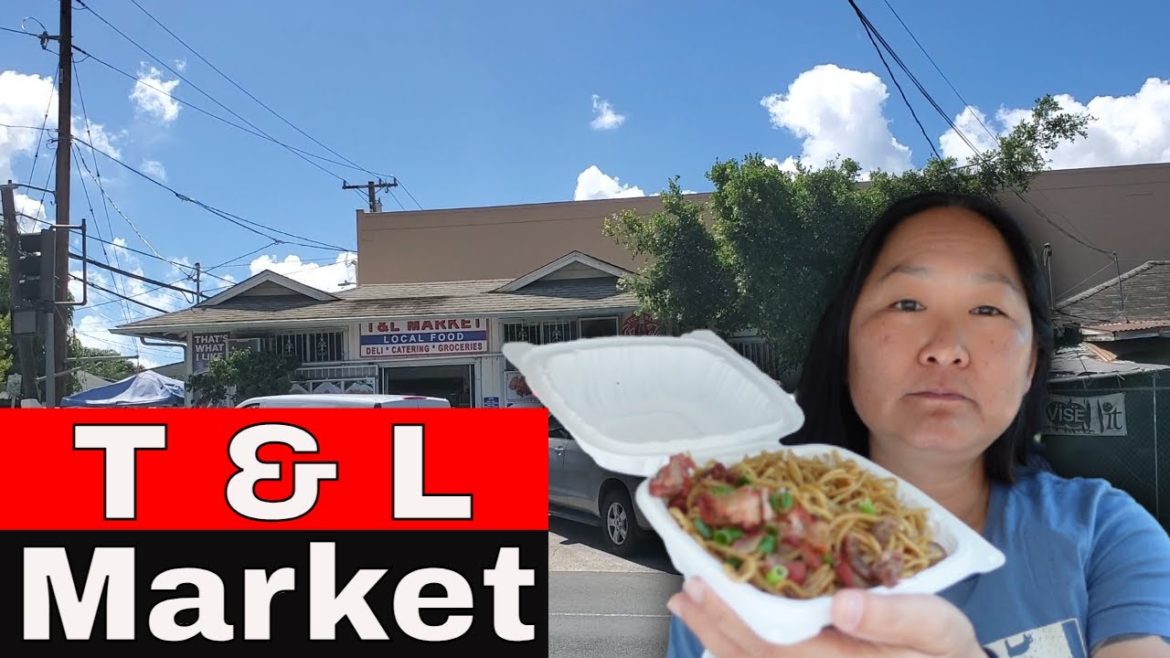 T&L Market Kalihi, Hawaii | Manapua Man Food | Cheap Eats!