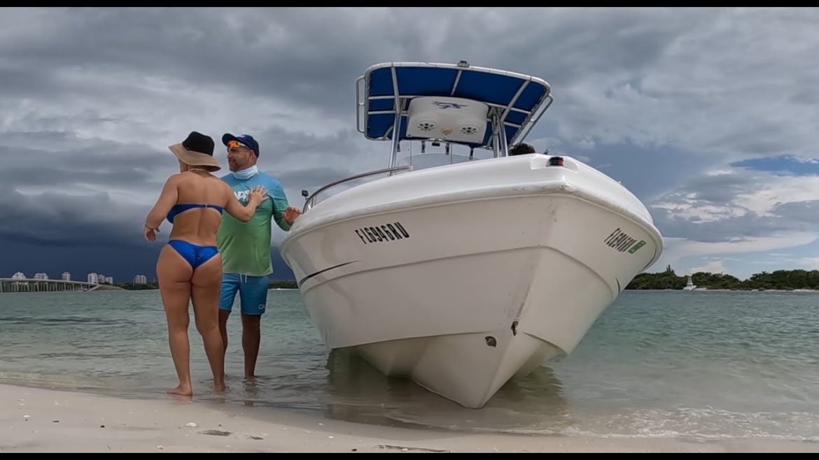 More Island Sandbar Fun but with a Close Chase