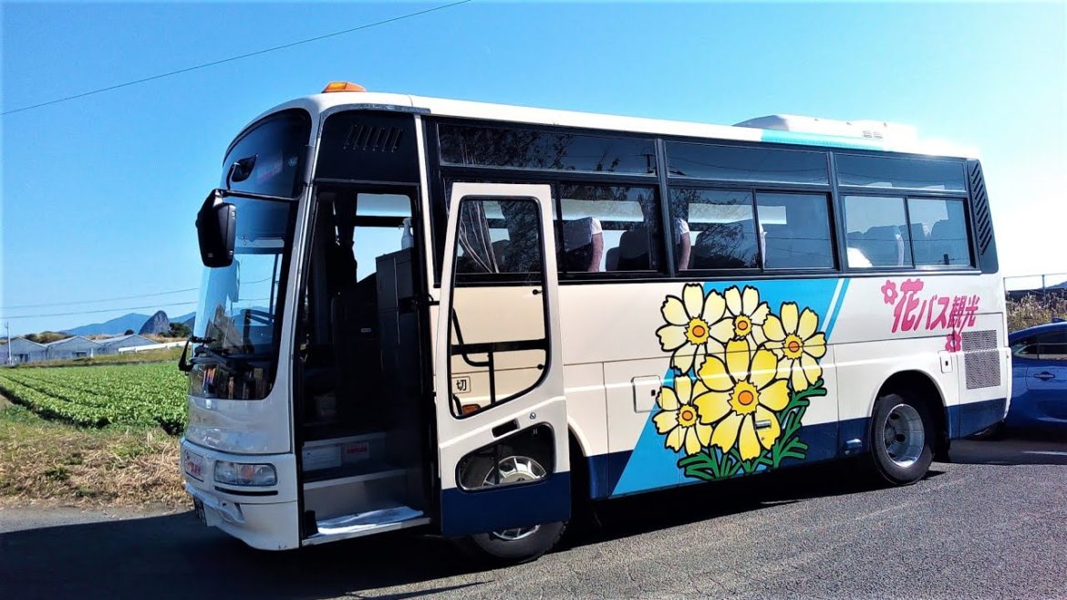花バス観光長野県,開聞岳登山する2年振り❣長崎,北九州からも～冬の指宿を走る❄❄Sightseeing buses ran in Ibusuki in early winter