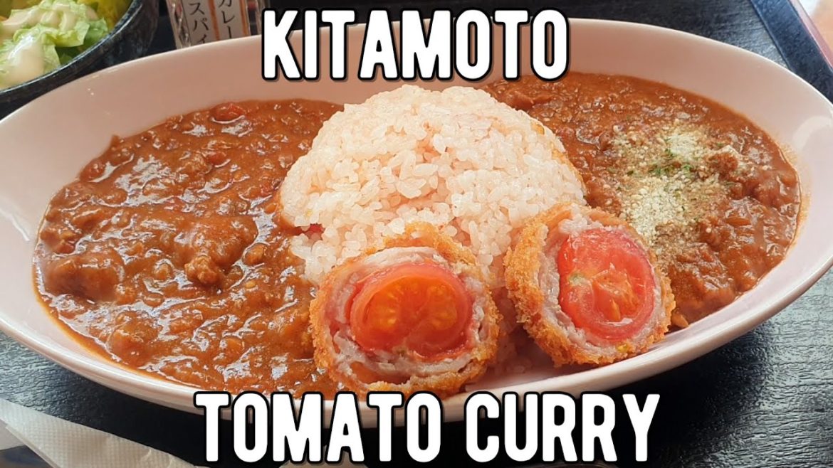 Japanese Curry made with 🍅TOMATOES🍅?! | Kitamoto Tomato Curry | Saitama Japanese Food Tour