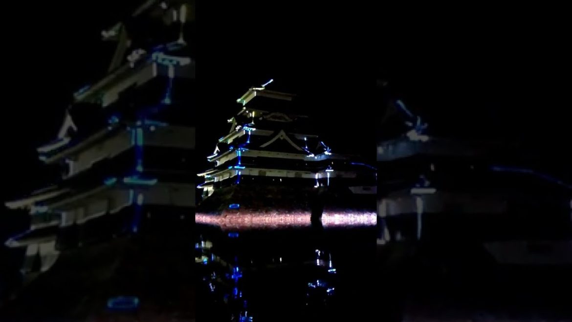 Matsumoto Castle Illumination #shorts
