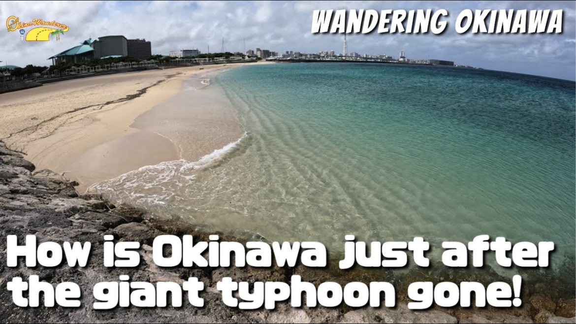 How is Okinawa condition right after the giant typhoon left