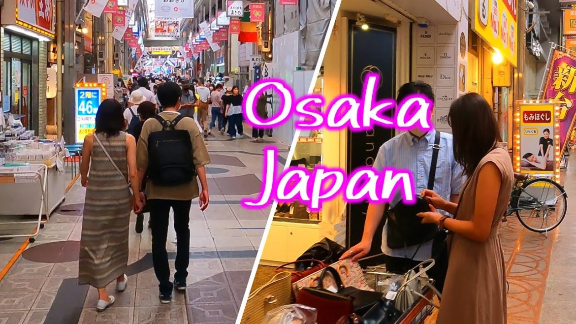 4K Osaka - [ The longest in Japan ]Walking Tour in Tenjinbashisuji Shopping Arcade｜August 2022