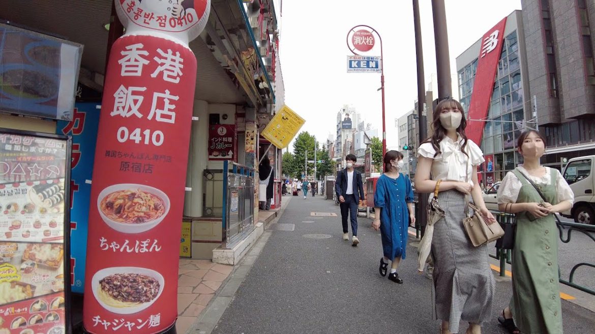 【4K】Walk on Shibuya-Harajuku in Tokyo 在东京的涩谷-原宿散步【2022】