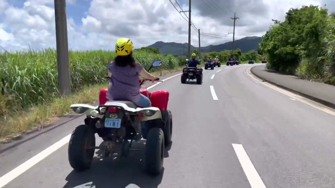 Road-legal ATV riding in Ishigaki Okinawa Japan