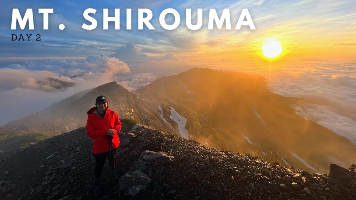 Day 2 of Shirouma Dake! The sunrise and the views were unbelievable!