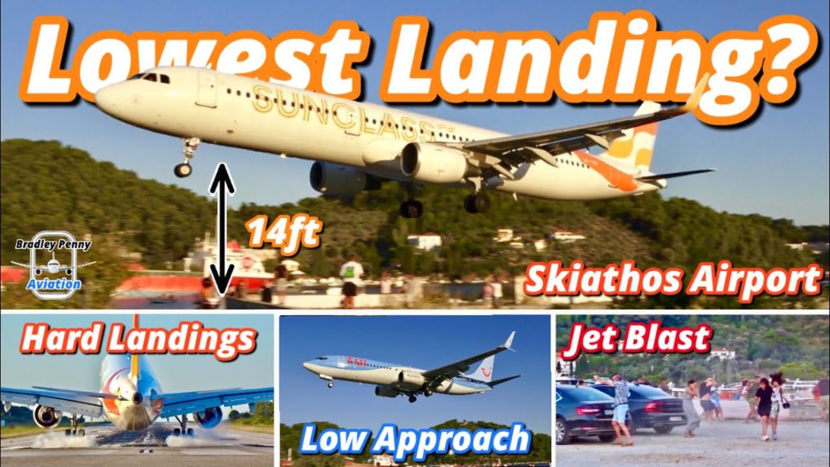 Skiathos Airport (JSI) – INSANELY LOW Landings & JET BLAST! – Ultimate PLANE SPOTTING Paradise – 4K Skiathos Airport (JSI) - INSANELY LOW Landings & JET BLAST! - Ultimate PLANE SPOTTING Paradise - 4K
