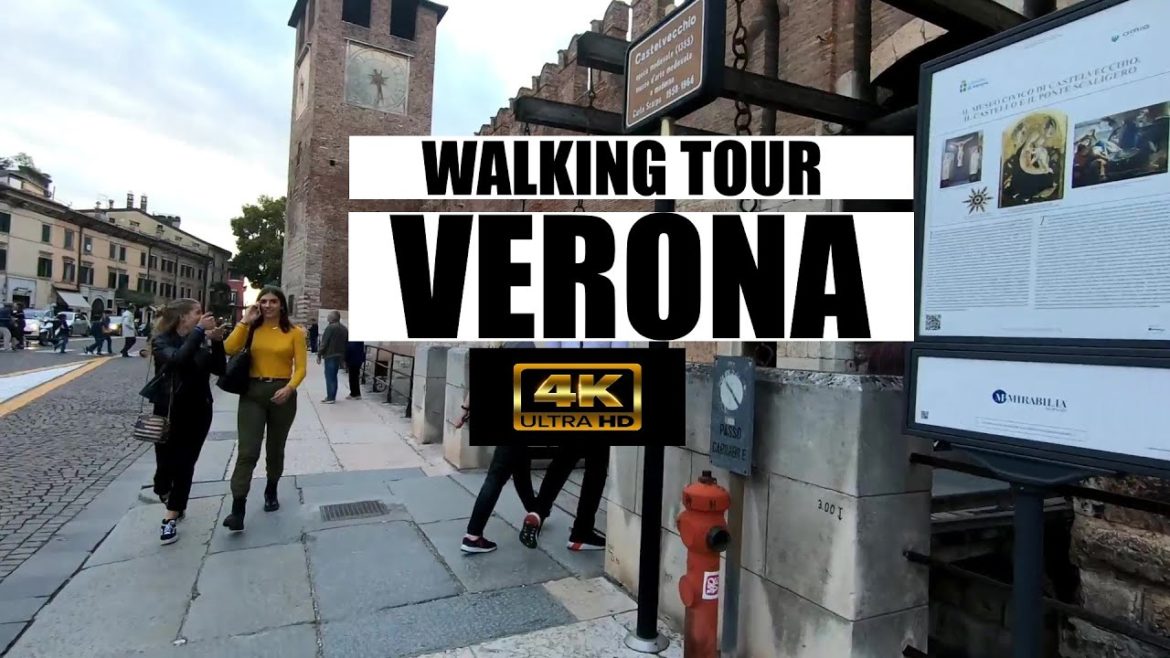 beautiful tour of verona, italy camminare centro storico di verona,4k beautiful tour of verona, italy camminare centro storico di verona,4k