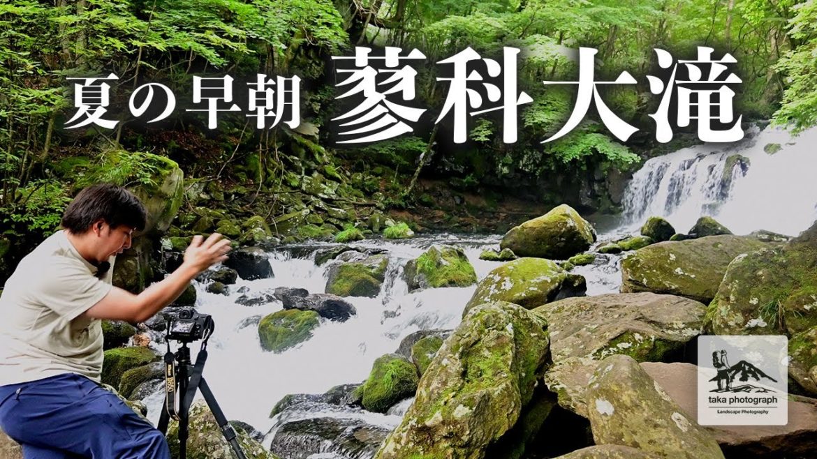 【風景写真】夏の早朝に蓼科大滝を撮る　Landscape photography Japan Vlog