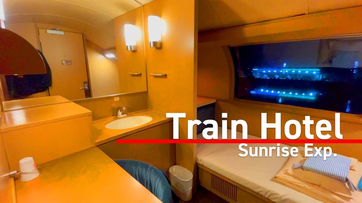 The most expensive room trip on the Japanese Sleeper Train - Sunrise Exp.(SingleDX Room)