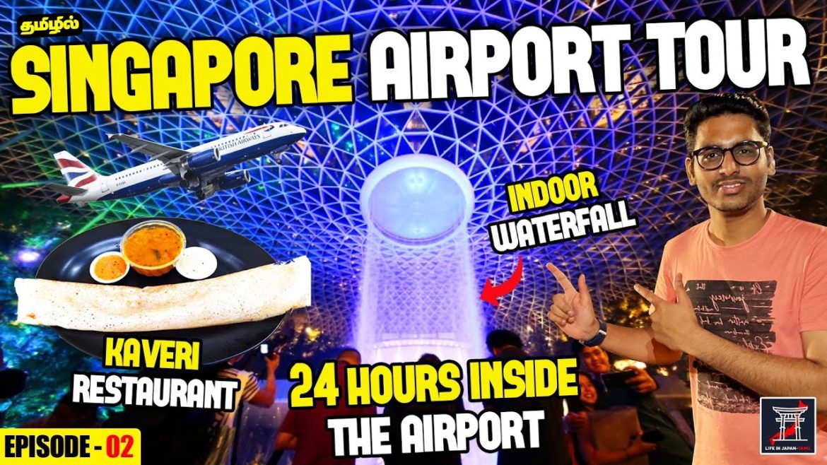 🇸🇬சிங்கப்பூரில் சிக்கிக்கொண்டேன் | 😋Tasty Dosa in World's best Airport🛬 |JPN-IND Flight Travel Ep-2