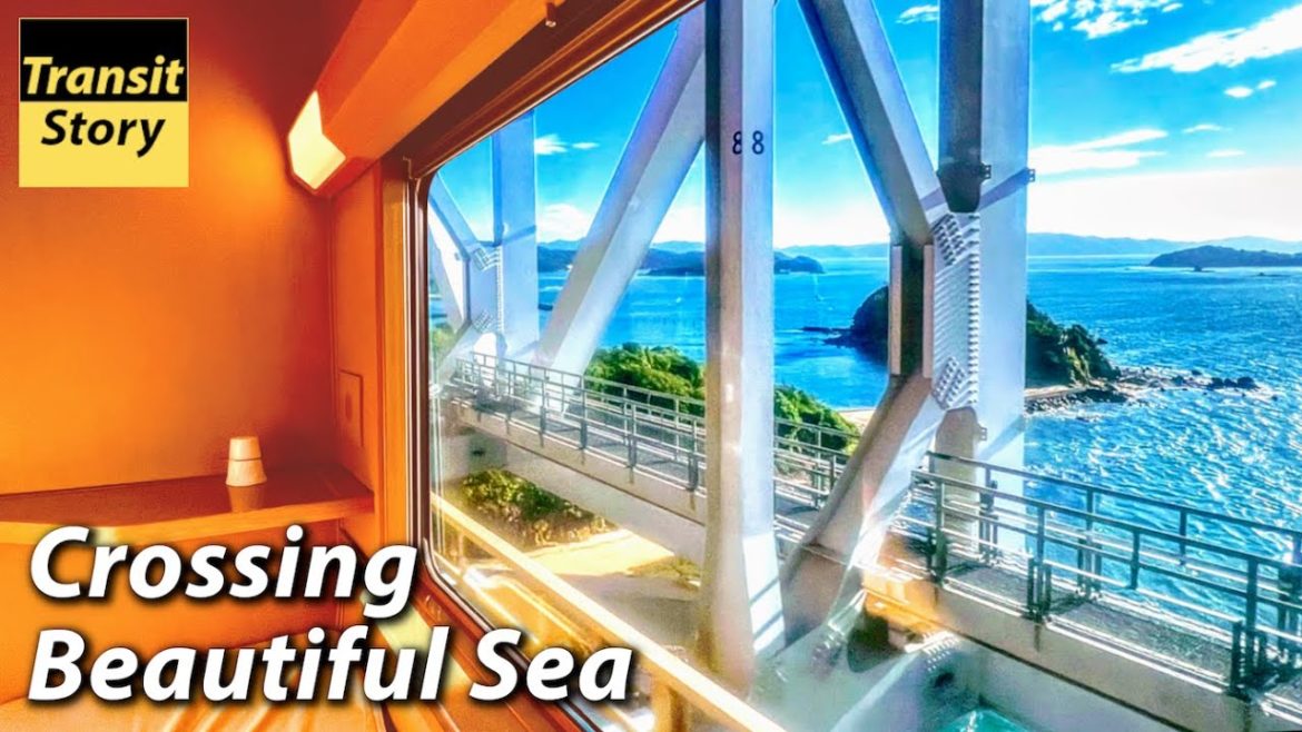Japan’s Overnight Sleeper Train Sunrise Seto Crossing Beautiful Sea, Tokyo to Takamatsu