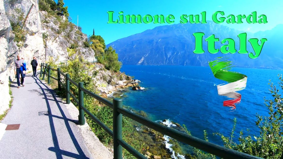 Italy | Exploring The Suburbs of Limone sul Garda | 4K - [UHD]