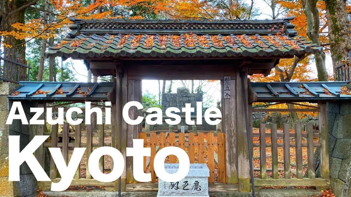 Japan Virtual Castle Tour of Azuchi castle