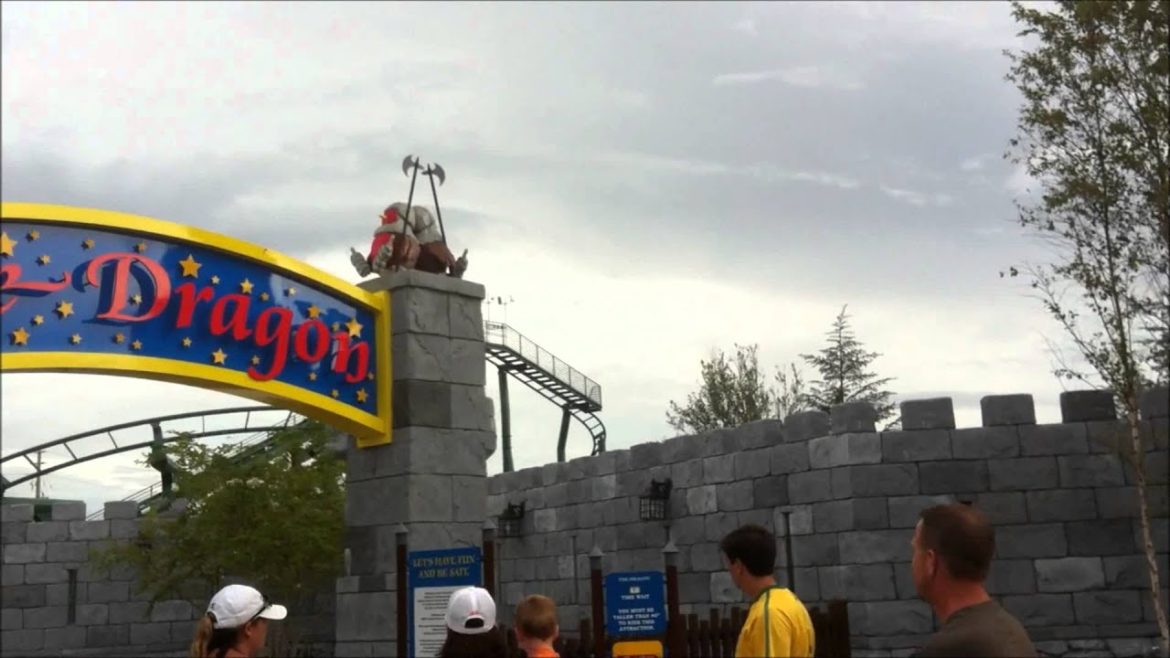 Legoland Florida Lego Kingdoms and the Dragon Roller Coaster