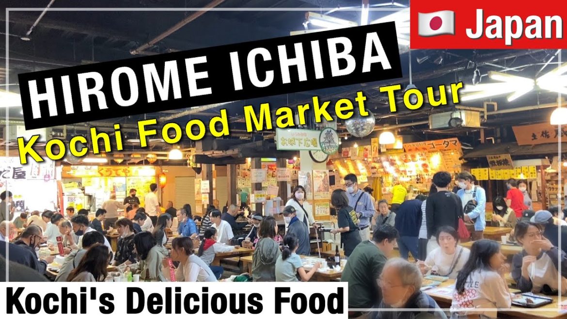 Kochi Food Market Tour: HIROME ICHIBA | Let's Eat Delicious Food [Japan Travel Vlog]