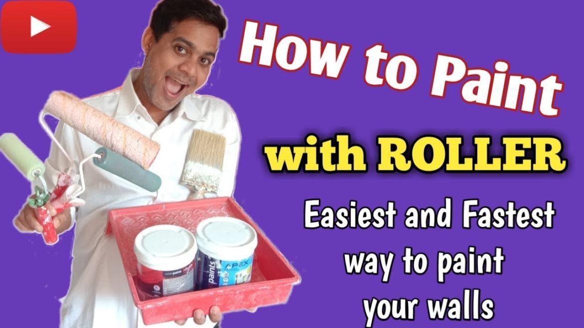 Roller se paint kaise karen in hindi | How to paint wall like a professional
