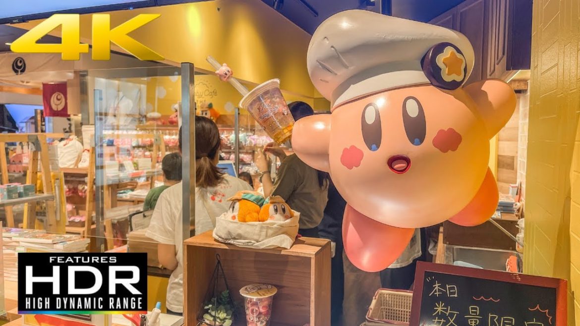 🎀 Let's Visit KIRBY CAFE & STORE | Full Tour At Tokyo Skytree, Japan 🇯🇵