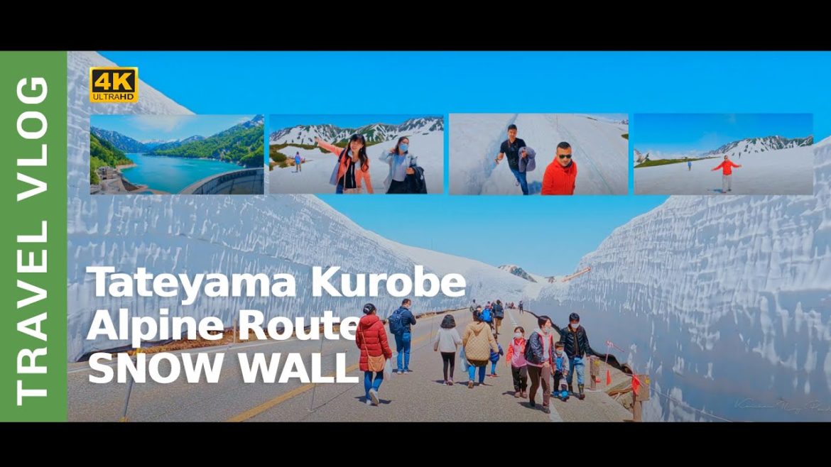 [4K] Incredible! Corridor of the Snow Wall! Tateyama Kurobe Alpine Route