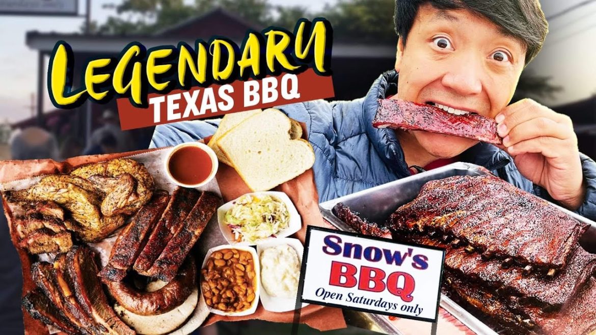 LEGENDARY TEXAS BBQ | FOUR HOURS Wait! Snow’s BBQ