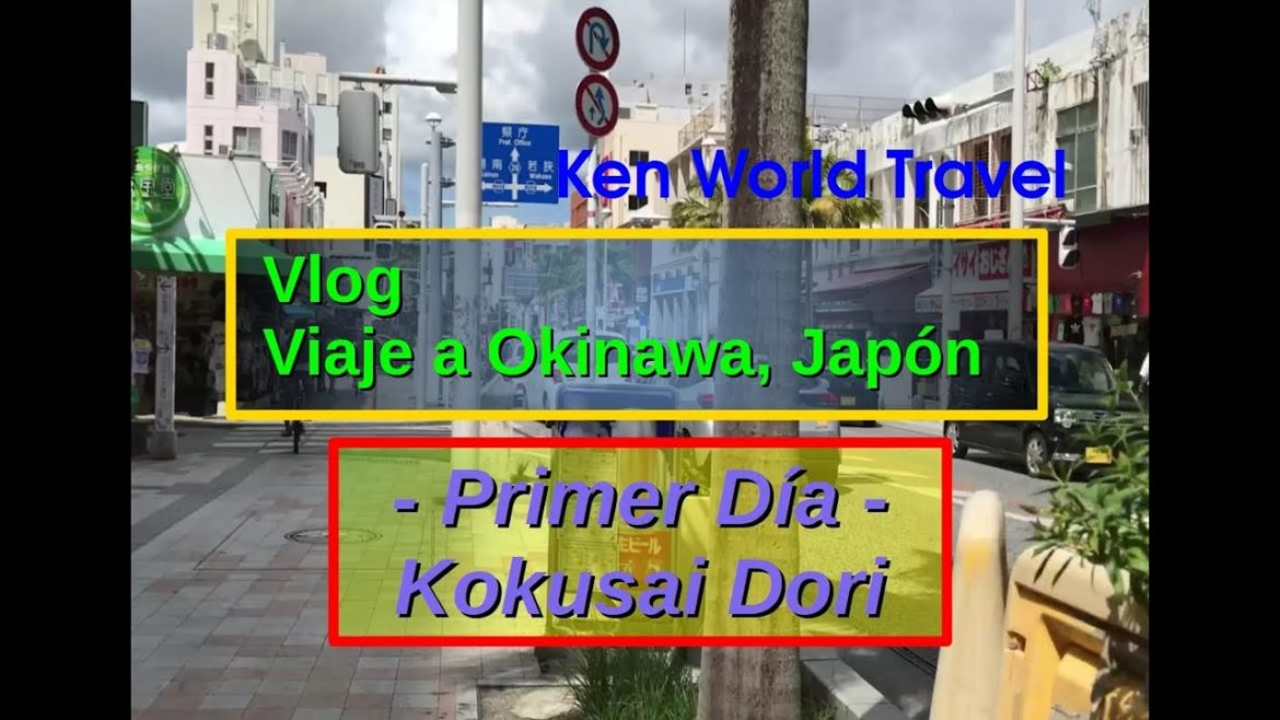 Vlog Viaje a Okinawa, Japón - Primer Dia - Kokusai Dori
