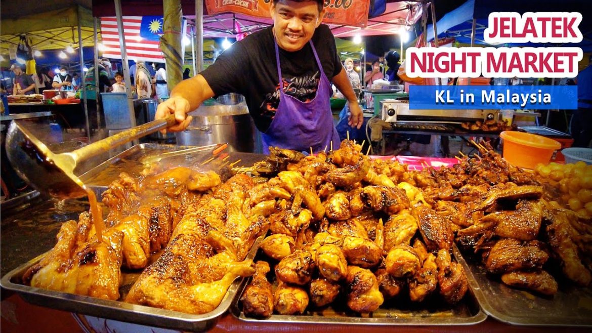 MALAYSIAN NIGHT MARKET tour Jelatek in Kuala Lumpur / Street Food / KL / Pasar Malam MALAYSIAN NIGHT MARKET tour Jelatek in Kuala Lumpur / Street Food / KL / Pasar Malam