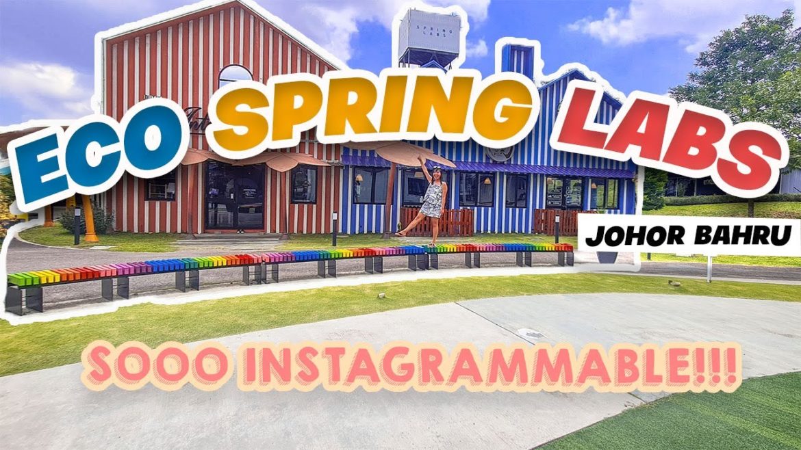 Day trip to Johor Bahru: How Instaworthy is Eco Spring Labs? Is it worth the visit!【Cafe Hopping】