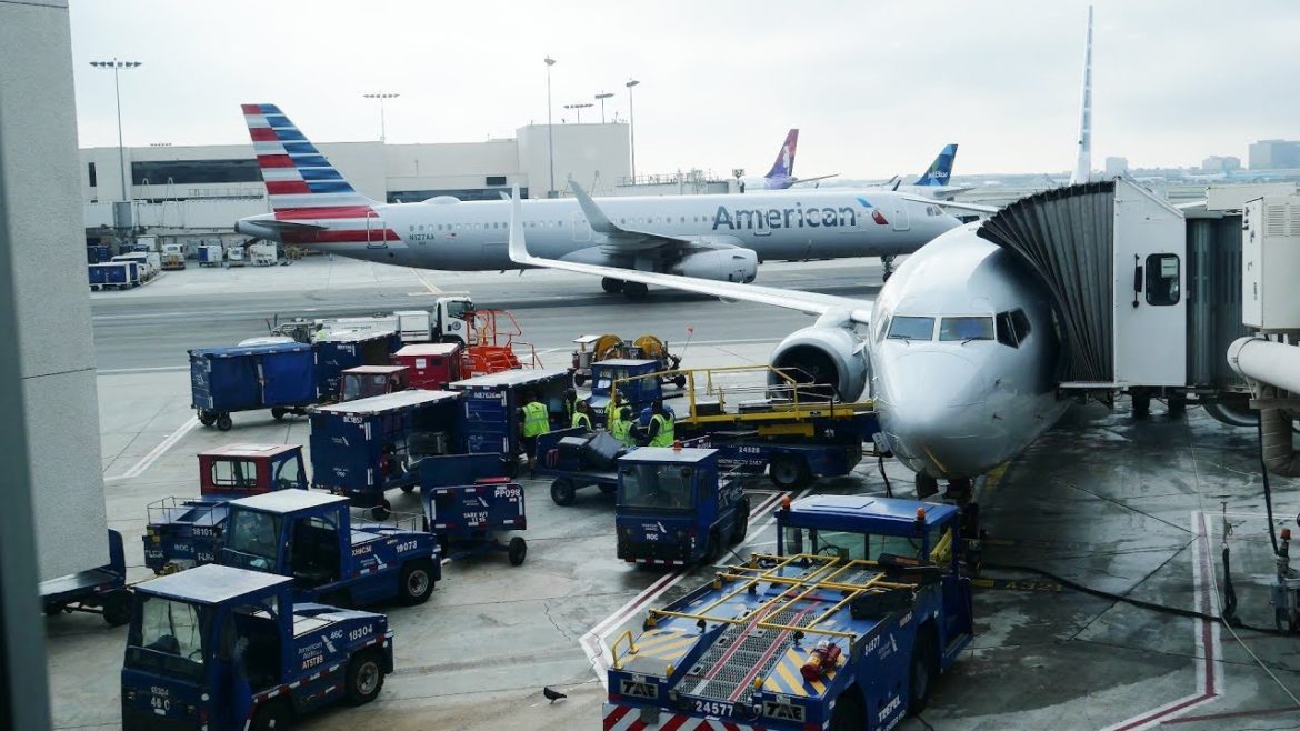 American Airlines A321 MCE Economy Class LAX-JFK, Round the World 8-1