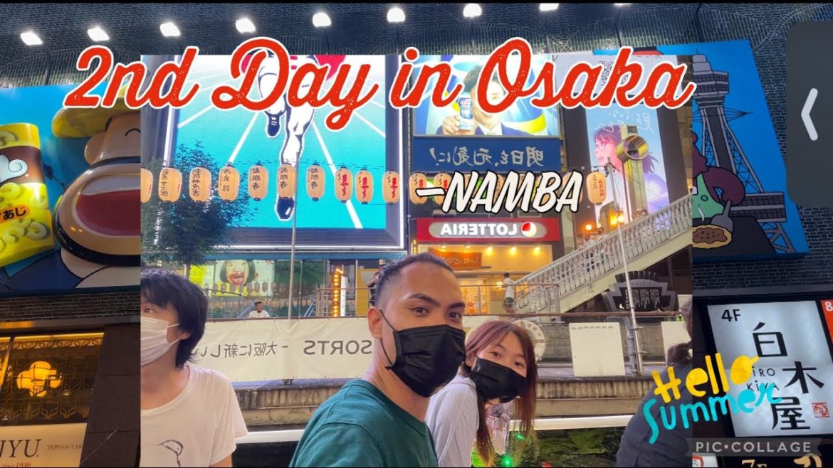 Last day in Osaka || Street food in Namba Osaka || Travel vlog