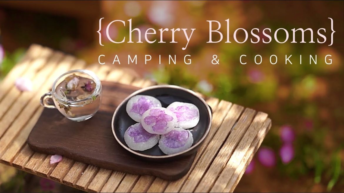Capturing cherry blossom camping & cooking in a mini world ┃ 미니어처 세상 속 벚꽃 캠핑과 캠핑 요리 Capturing cherry blossom camping & cooking in a mini world ┃ 미니어처 세상 속 벚꽃 캠핑과 캠핑 요리