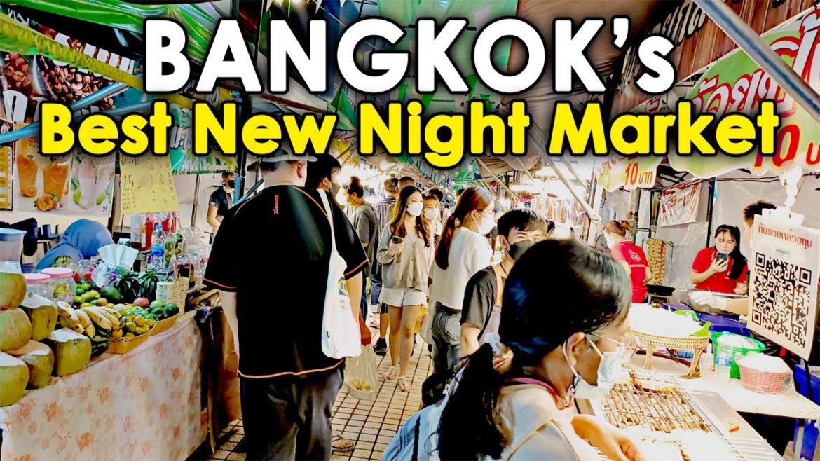 【🇹🇭 4K】THE NEW NIGHT MARKET IN BANGKOK | WALKING TOUR | SEPTEMBER 2022 | TRAVEL WITH AMMAR