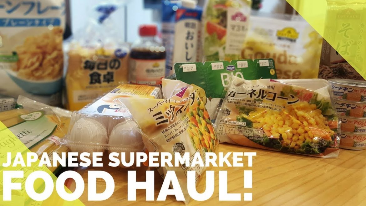 JAPANESE SUPERMARKETS - FOOD HAUL FOR 3,000¥ | LIFE IN JAPAN | The Tao of David