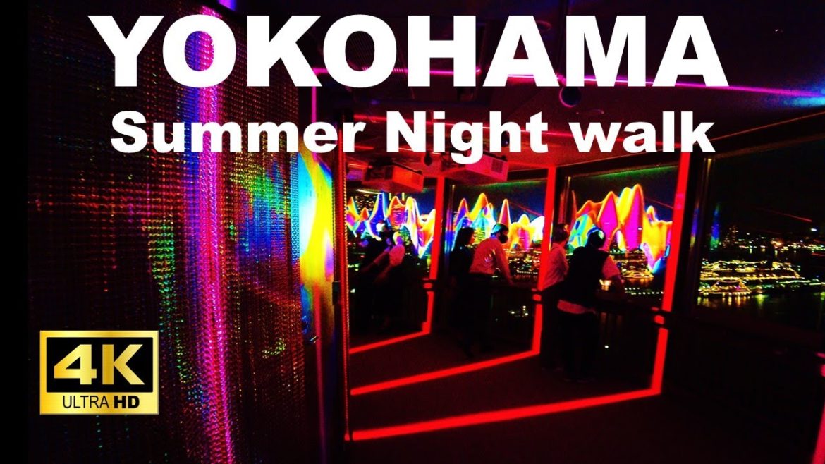 【4K】Yokohama Walking Tour - Renewed Yokohama Marine Tower