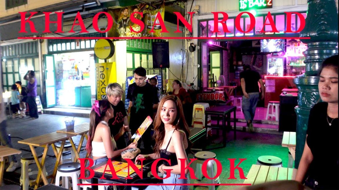[4K]KHAO SAN Road - Bangkok Nightlife 2022 Thailand
