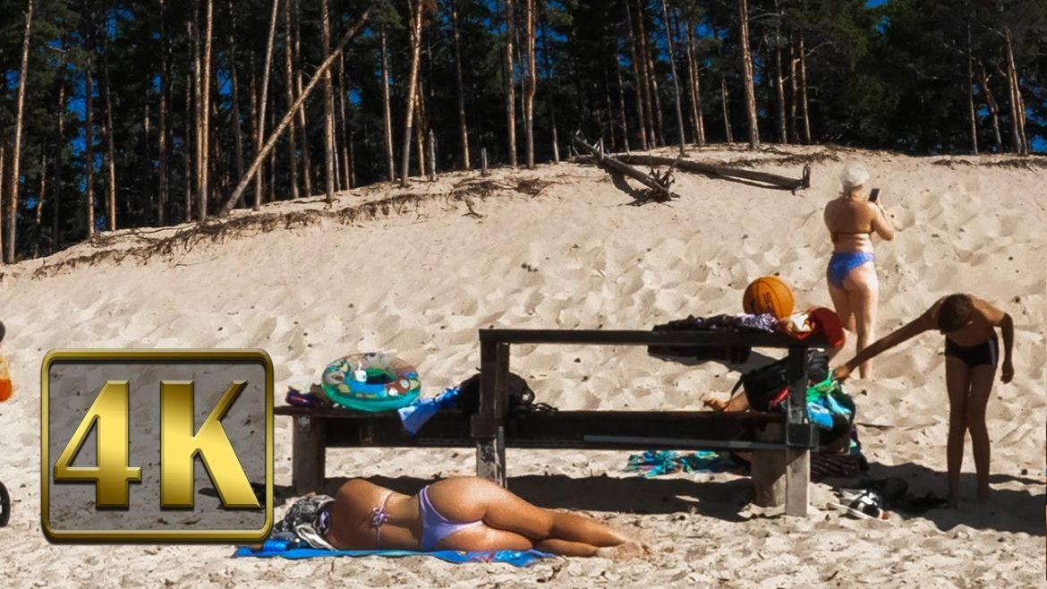 #BeachWalk4K: 2022 Summer Swim 🏖 Beach Walk