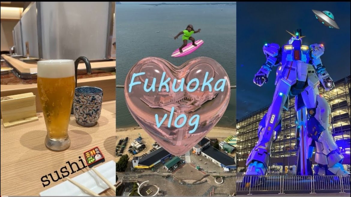 일본 후쿠오카 여행 VLOG  (이토시마,라라포트 건담,야나가와,캐널시티,다자이후텐만구)