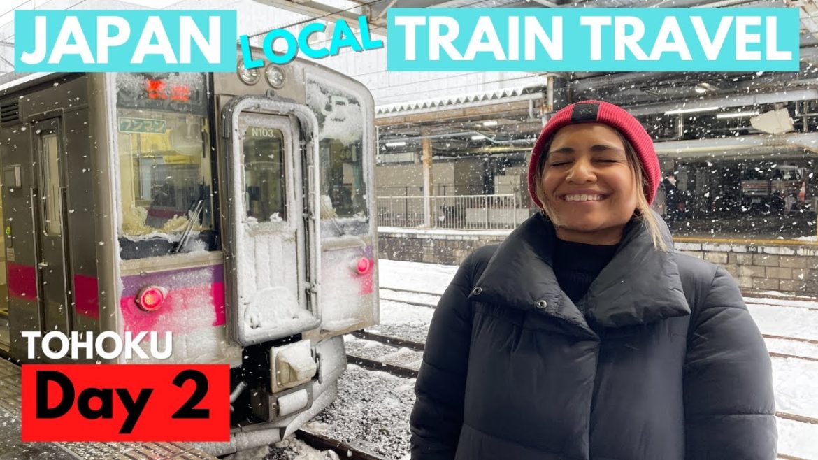 [Tohoku Train Travel Day 2] Watch me eat too much in this video! Japanese food is the best!