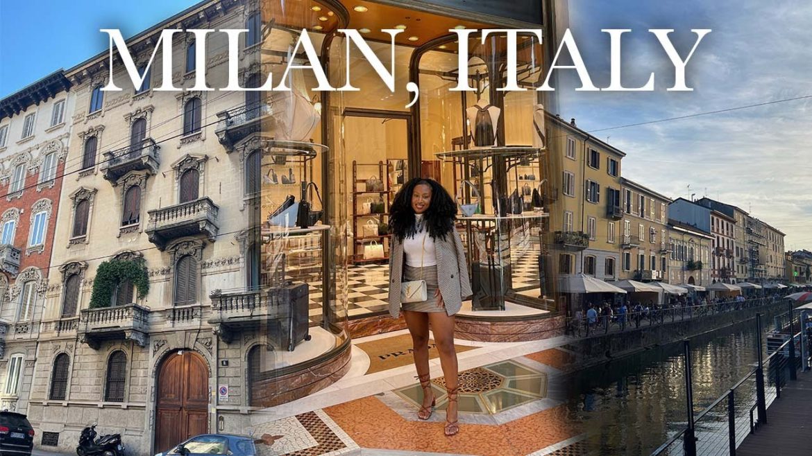 MILAN TRAVEL VLOG: working, exploring the city, shopping and great food